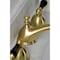 Kingston Brass KS3967PKL Duchess Widespread Bathroom Faucet W/ Brass Pop-Up, Brass KS3967PKL - alternate 3